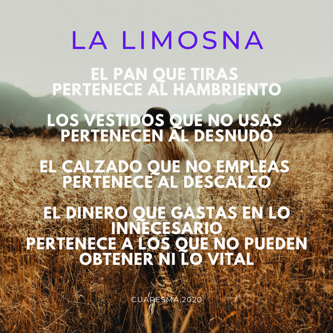 Acciones de limosna