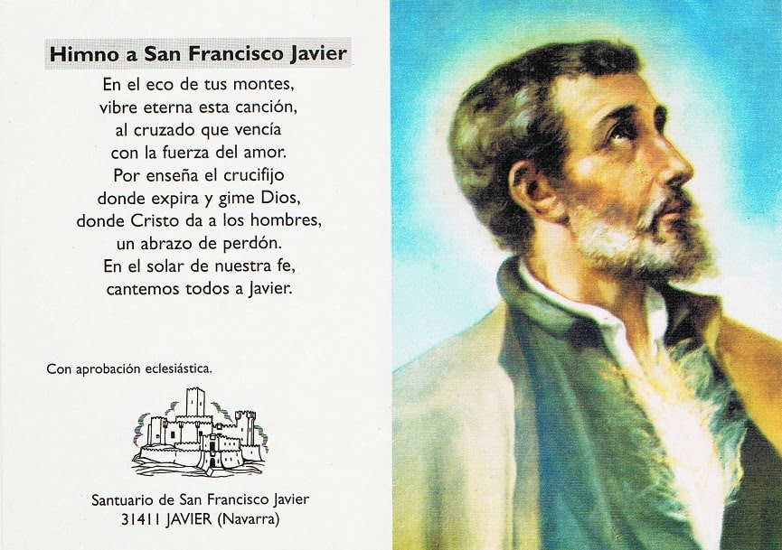oración por san Francisco Javier