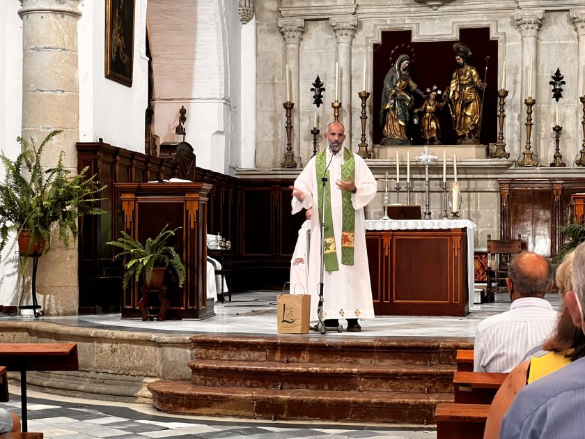 Misionero en Puerto Real, parroquia de san Sebastián