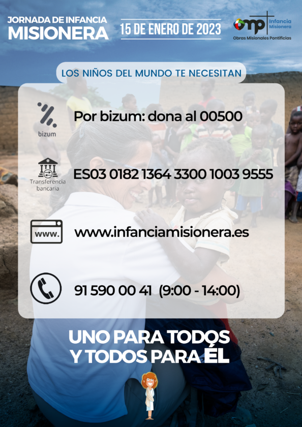 Dona a Infancia Misionera BIZUM 00500